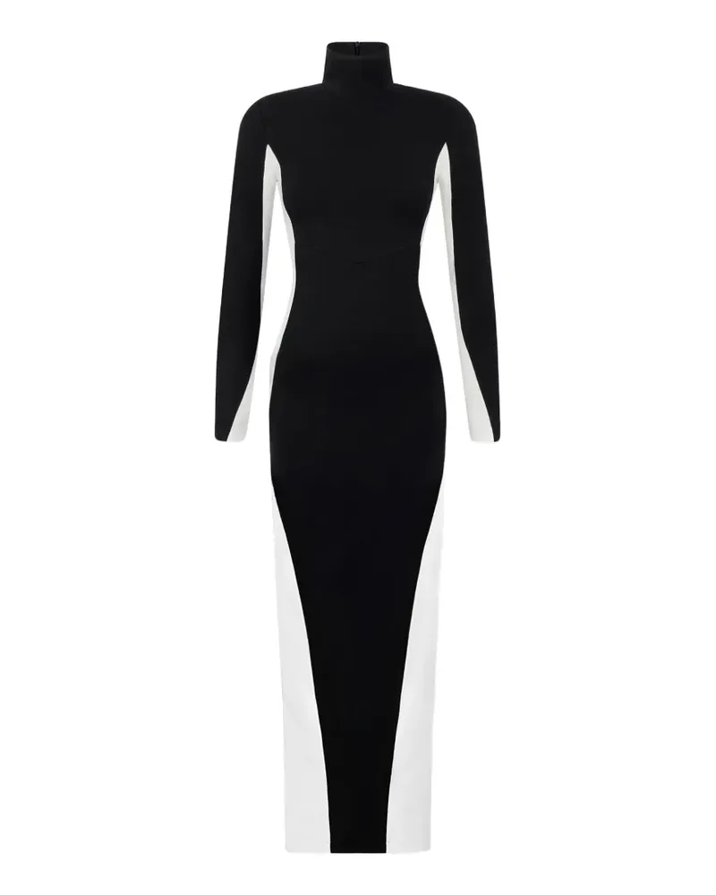 Dsquared2 Langärmeliges Maxikleid - Schwarz Schwarz