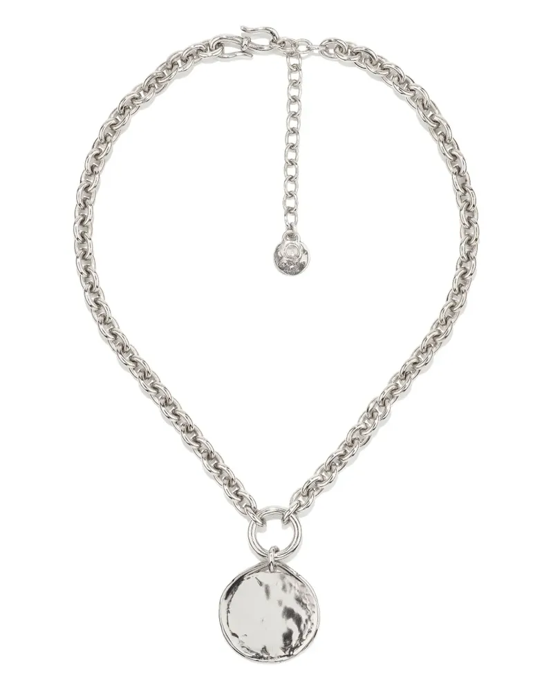 Goossens Paris Talisman Halskette mit Medaillenanhänger - Silber Silber