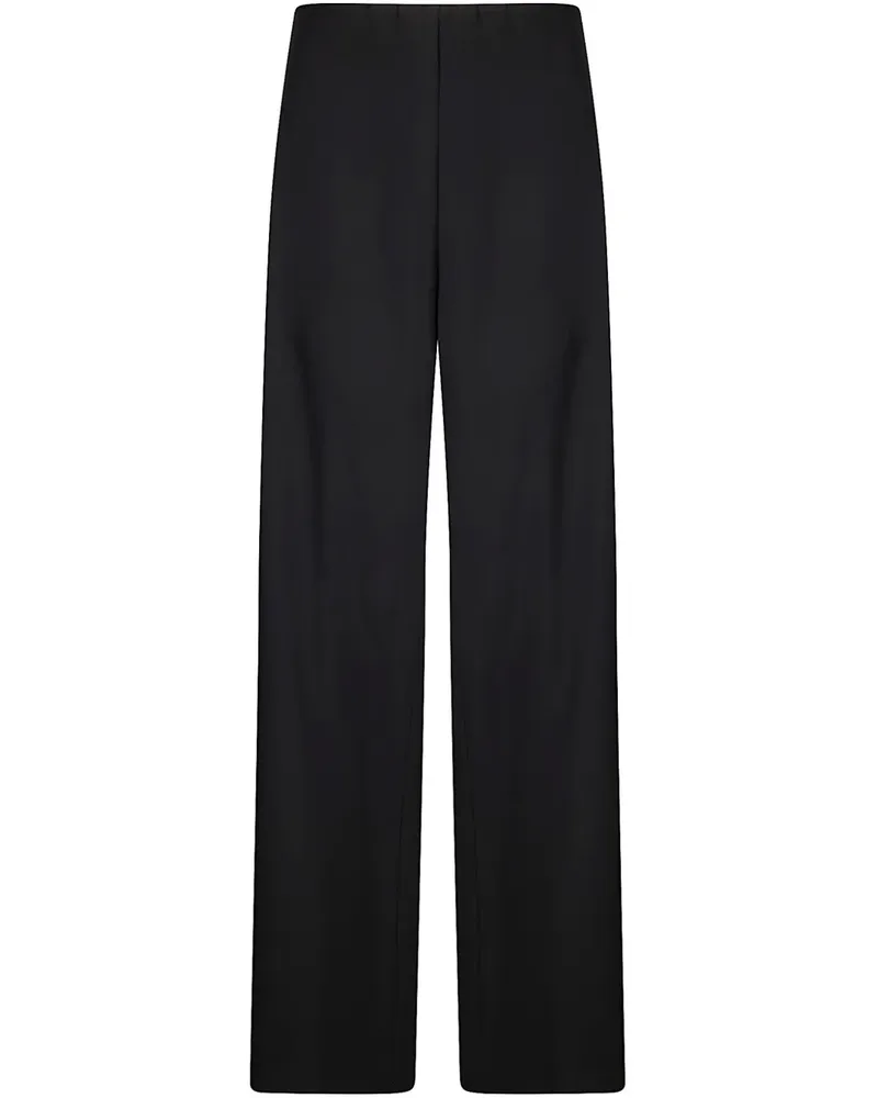 Stefano Mortari Hose mit weitem Bein - Schwarz Schwarz
