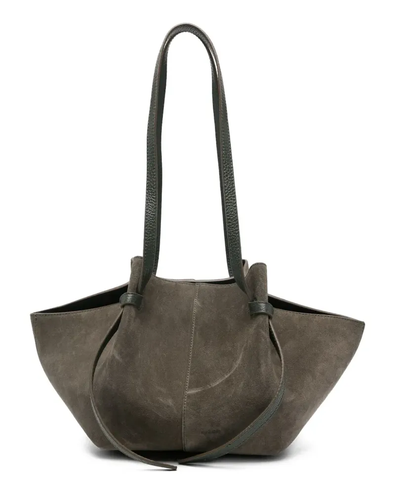 YUZEFI Mochi Tote Bag aus Wildleder - Grün Grün