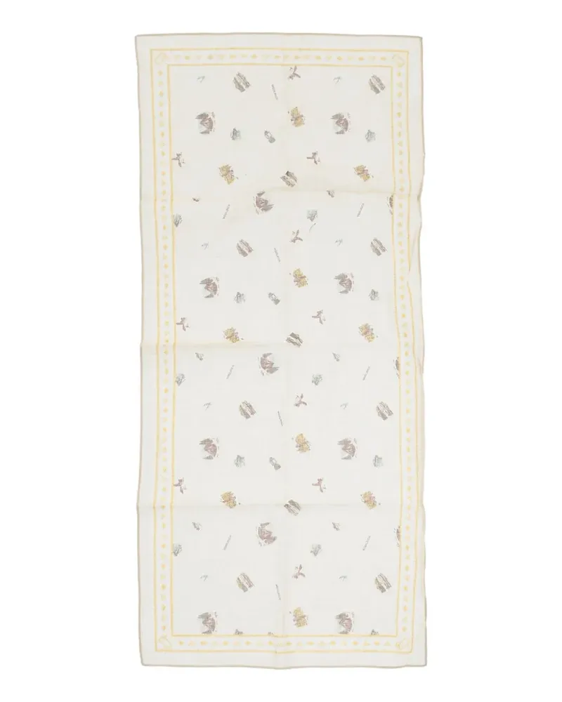 Woolrich Schal mit Logo-Muster - Nude Nude