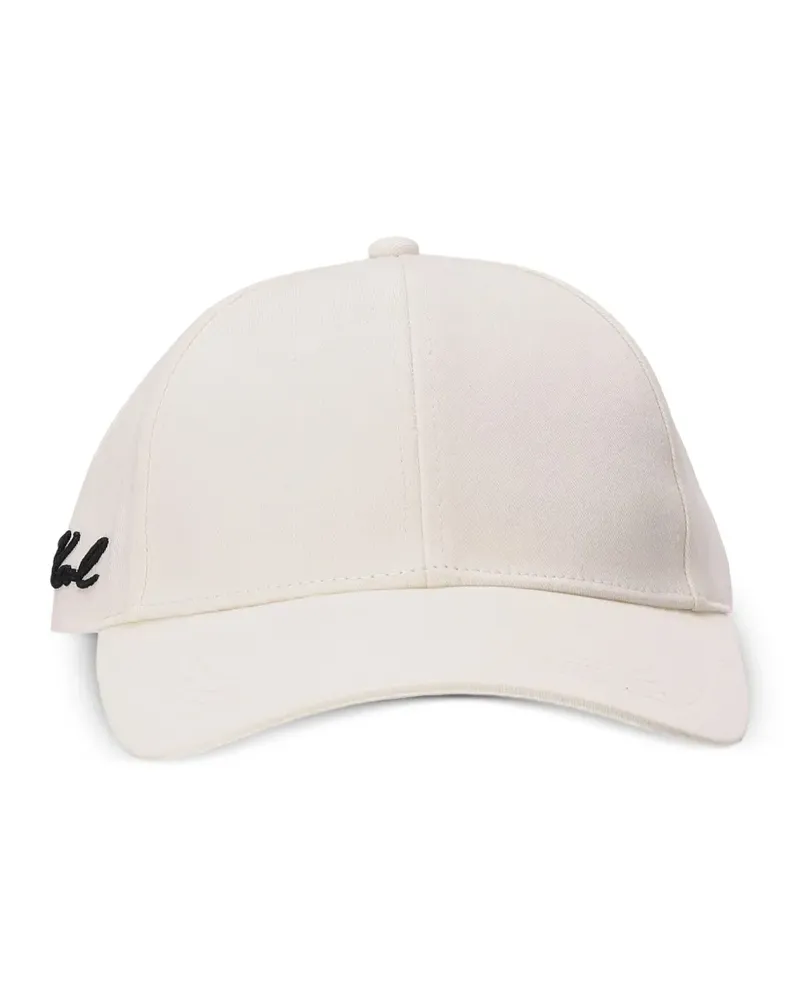 Karl Lagerfeld K/Signature Baseballkappe - Weiß Weiß