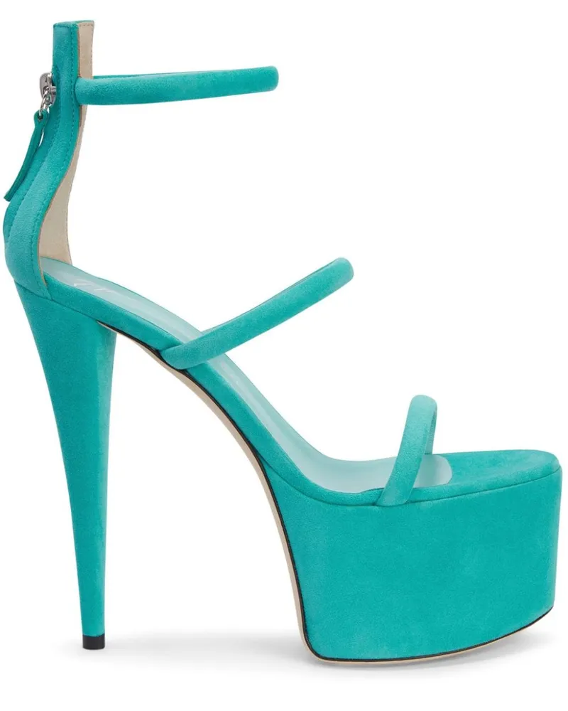 Giuseppe Zanotti GZ Aida Plateau-Sandalen 150mm - Grün Grün