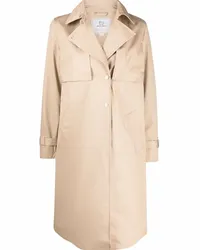 Woolrich Geknöpfter Trenchcoat Nude