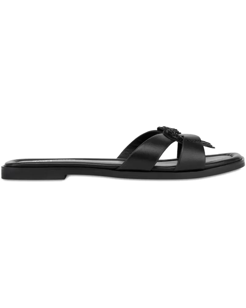 Moschino Sandalen aus Leder - Schwarz Schwarz