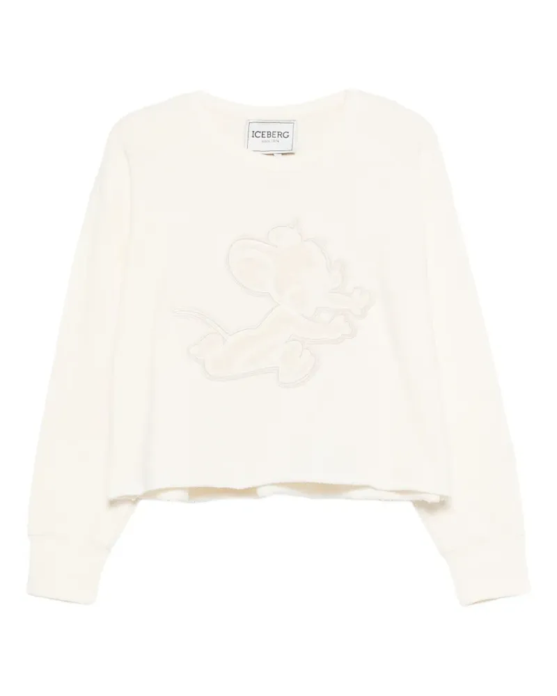 Iceberg x Tom Jerry Sweatshirt - Weiß Weiß