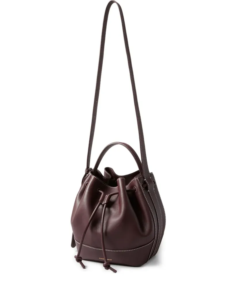 Claudie Pierlot Beuteltasche aus Leder - Rot Rot