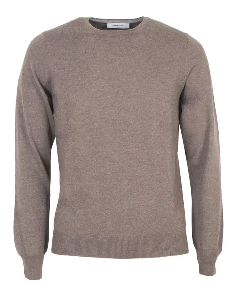 Gran Sasso Collar crew-neck sweater - Nude Nude
