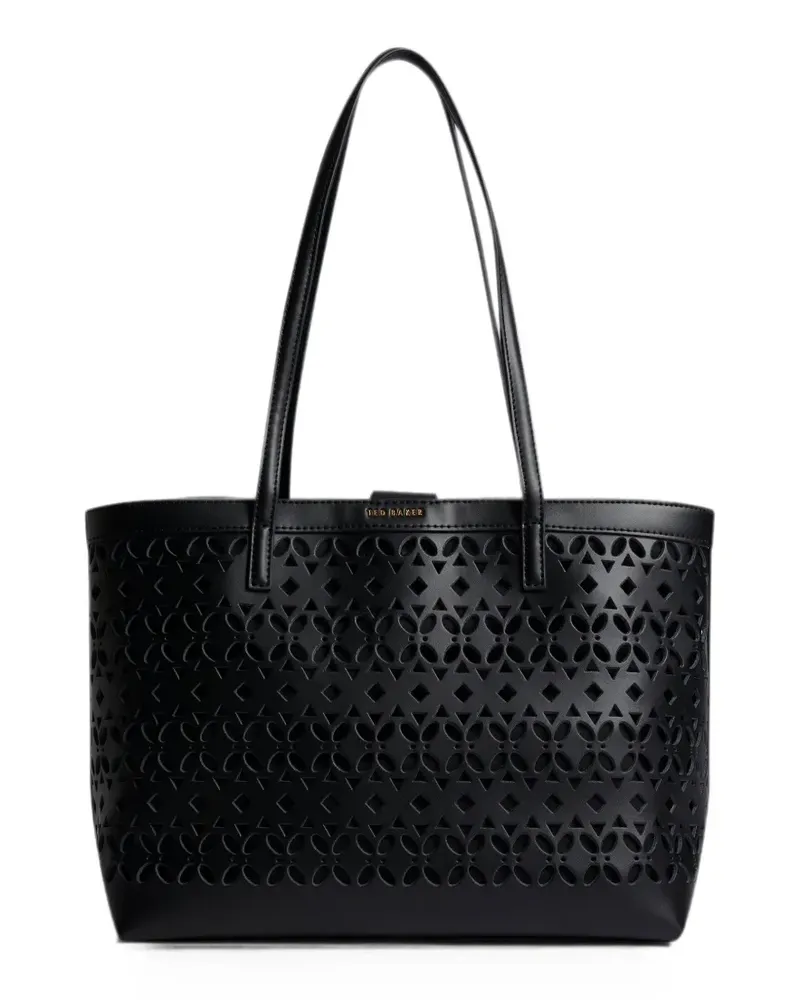 Ted Baker Lissyna cut-out leather shoulder bag - Schwarz Schwarz