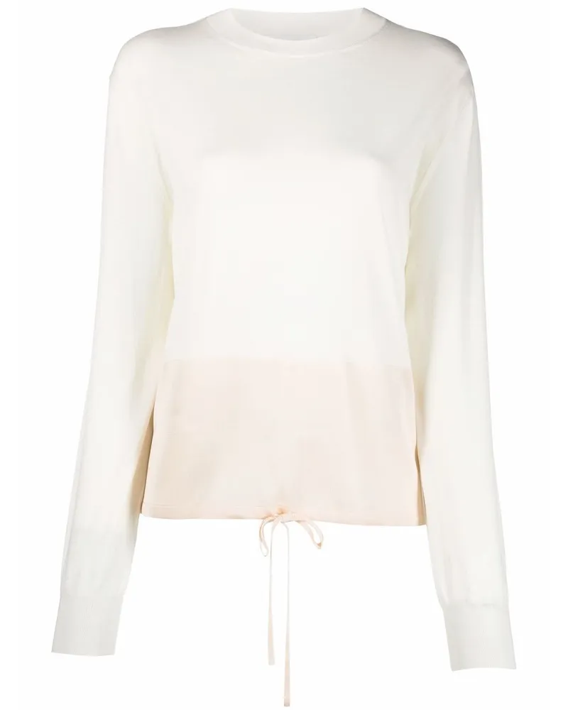 Jil Sander Pullover mit Kordelzug - Nude Nude
