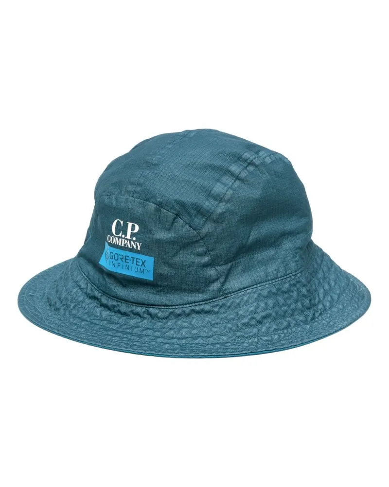 C.P. Company GORE-TEX Fischerhut mit Logo-Print Blau