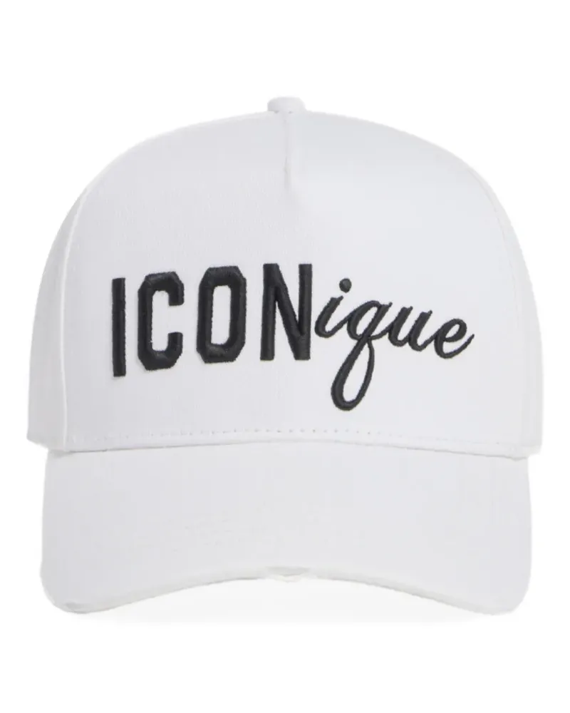 Dsquared2 Iconique Baseballkappe - Weiß Weiß