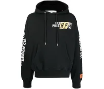 Real Estate Hoodie mit Logo-Print - Schwarz