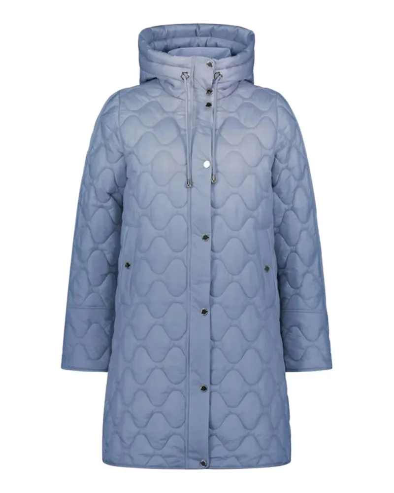 Betty Barclay quilted hooded coat - Blau Blau