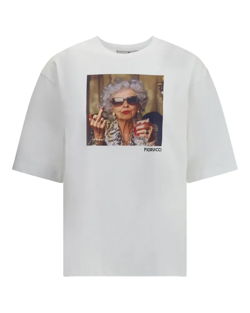 Fiorucci Oldies T-Shirt mit Print - Weiß Weiß