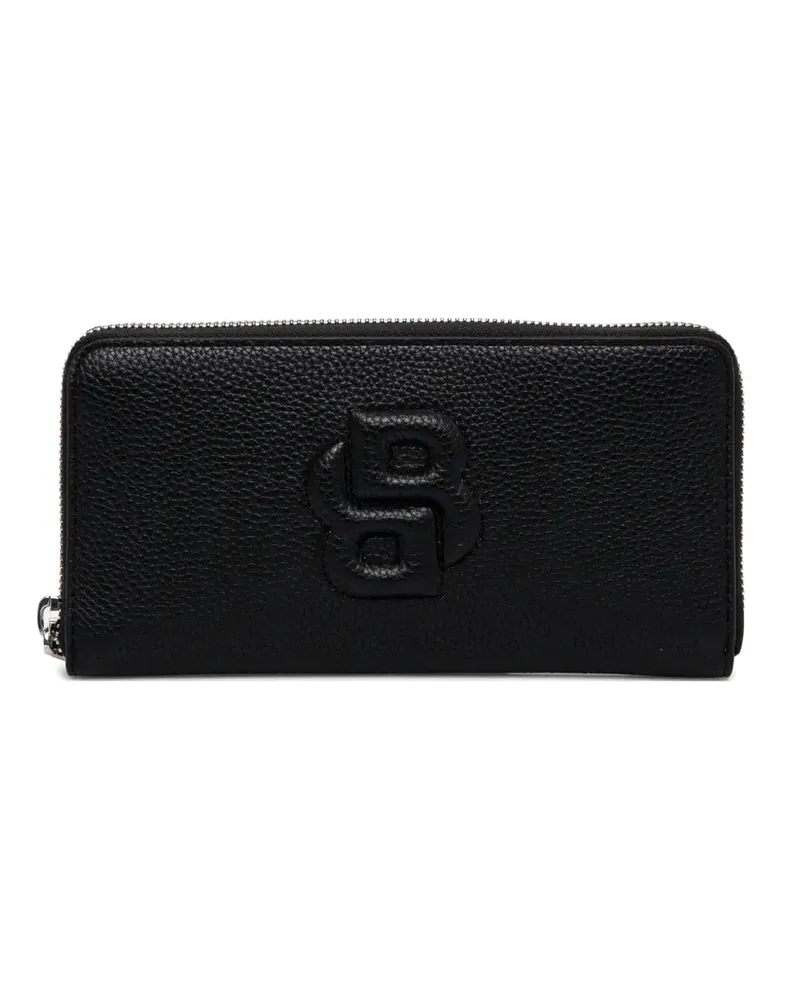 HUGO BOSS Portemonnaie mit Logo-Prägung - Schwarz Schwarz