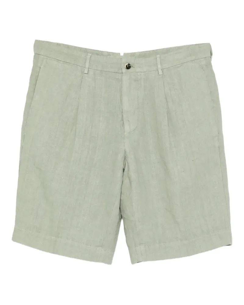 Dell'oglio pleated-detail tailored shorts - Grün Grün