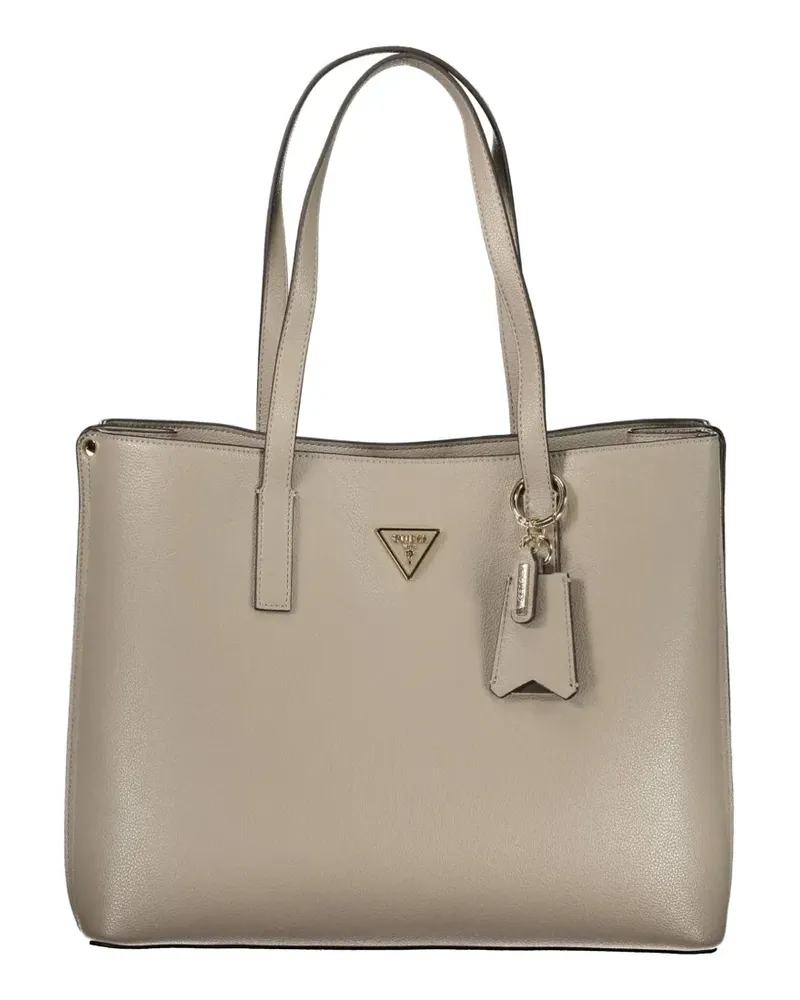 Guess logo-plaque tote bag - Nude Nude