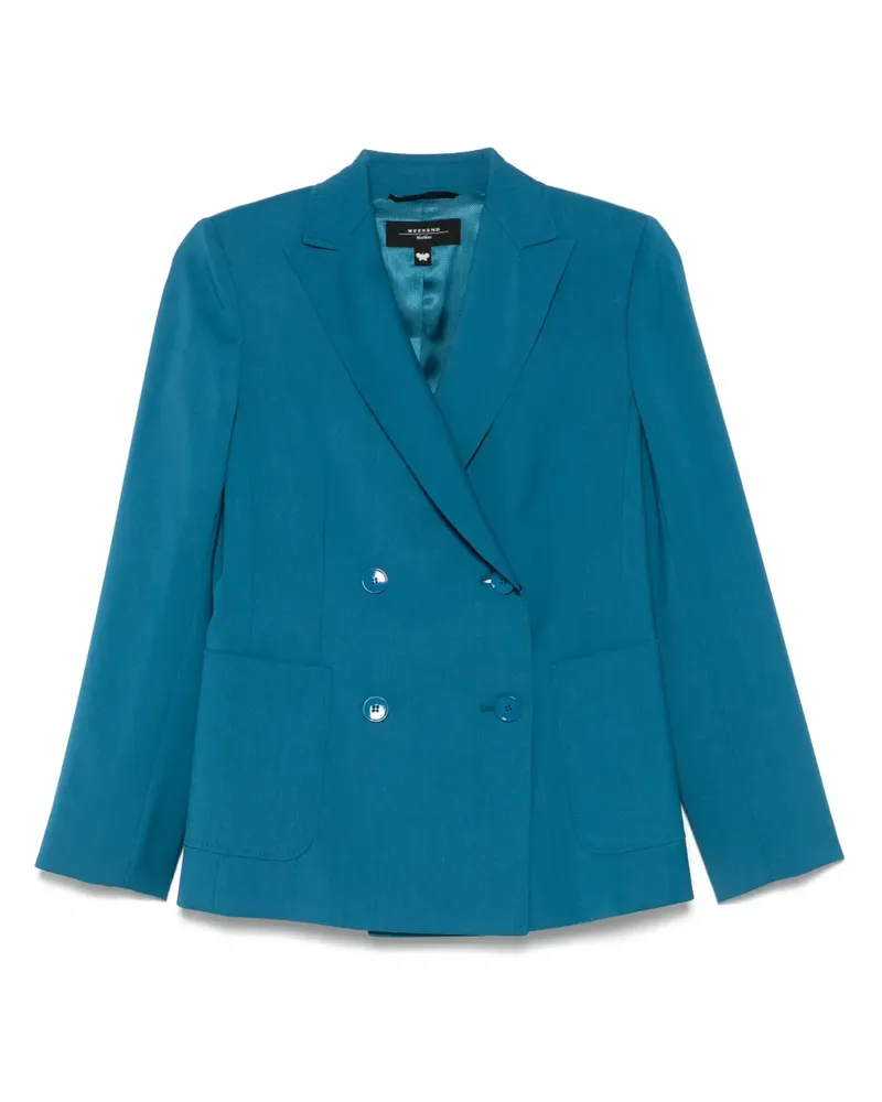 Max Mara Klassisches Sakko - Blau Blau
