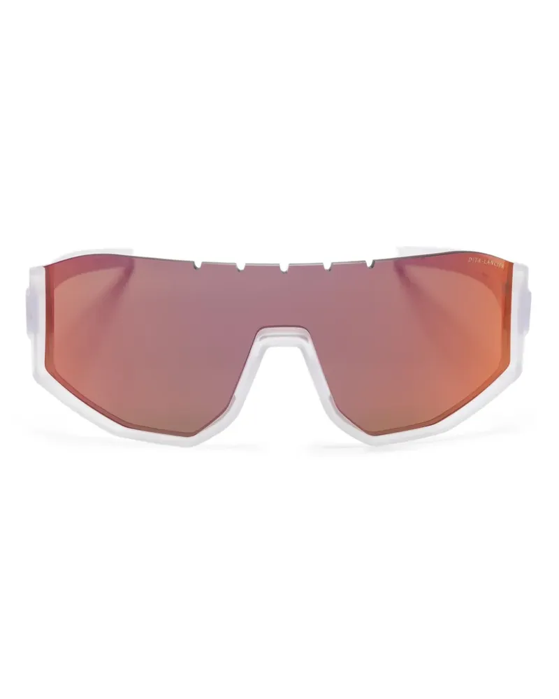 DITA Sonnenbrille mit Shield-Gestell - Weiß Weiß