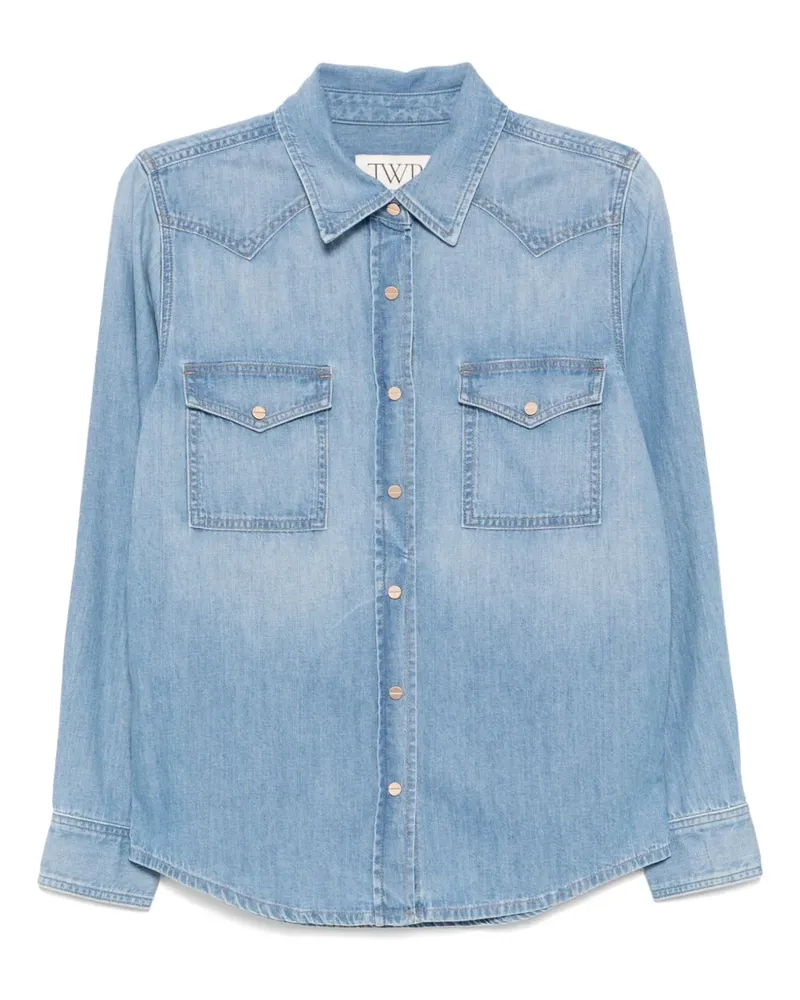 TWP Cowboy Take Me Away Hemd - Blau Blau