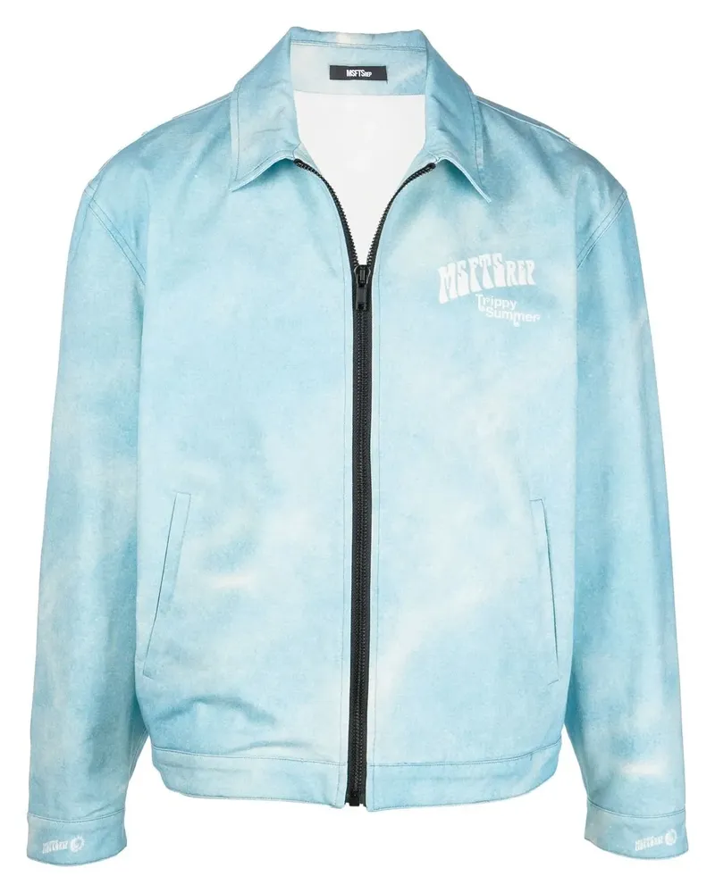 MSFTSrep Leichte Jacke mit Logo-Print - Blau Blau