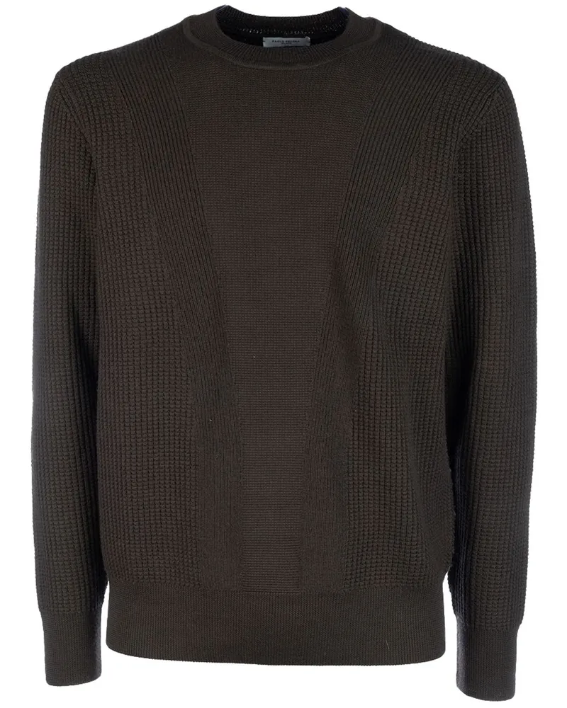 Paolo Pecora Milano Pullover aus Schurwolle - Braun Braun