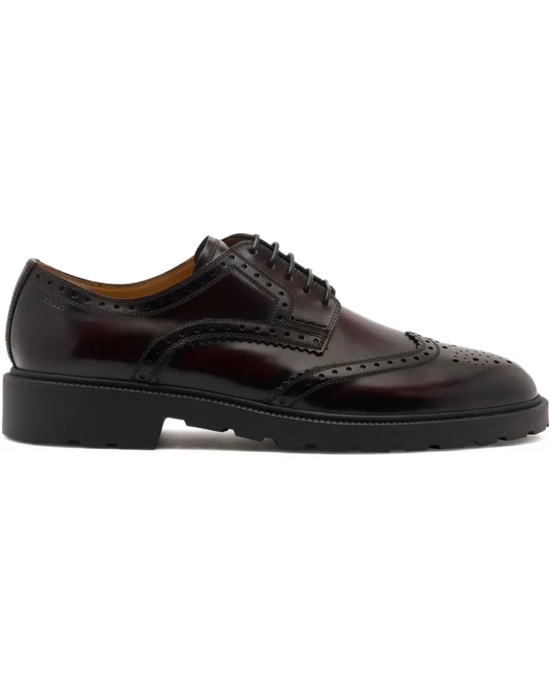 Bally Eduard Derby-Schuhe mit Budapestermuster - Rot Rot