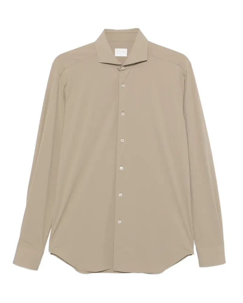XACUS spread-collar long-sleeve shirt - Nude Nude