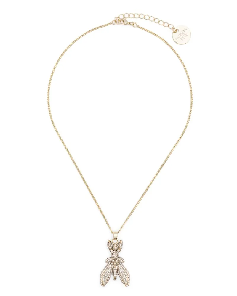 Patrizia Pepe Fly Halskette mit Strassverzierung - Gold Gold