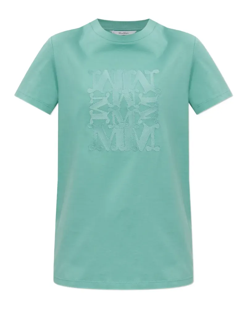 Max Mara Mxmgiovane T-Shirt mit Logo - Grün Grün