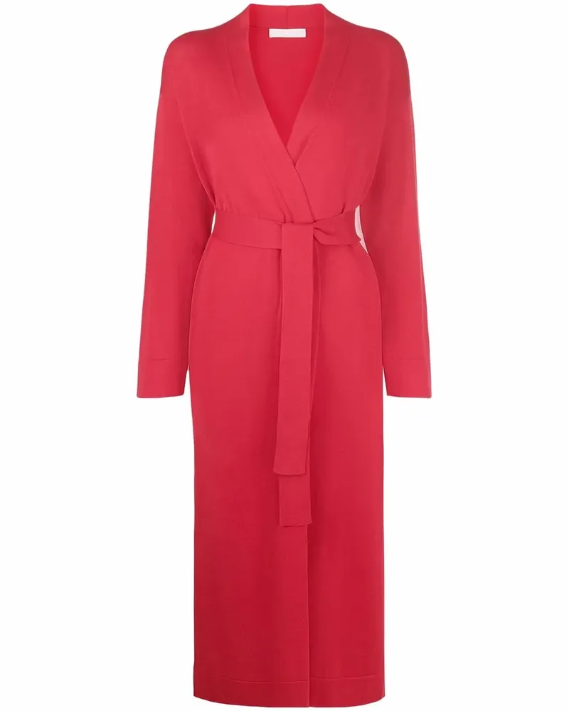 Fabiana Filippi Wickelcardigan mit Gürtel - Rot Rot
