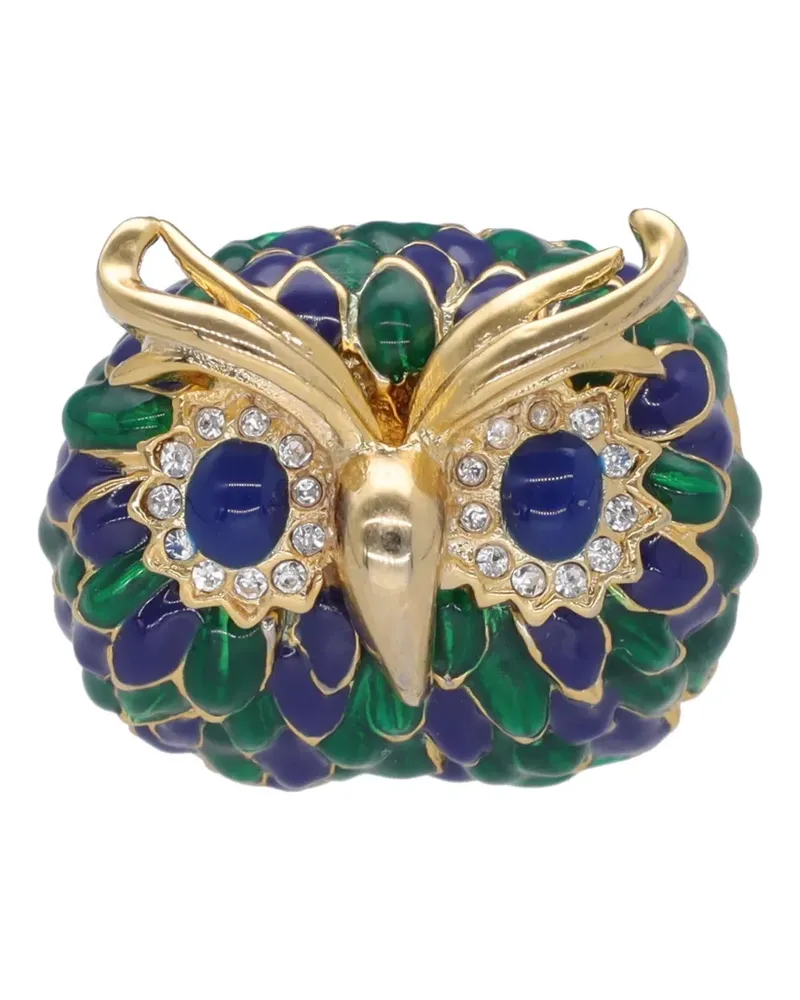 Kenneth Jay Lane Owl Ring - Gold Gold