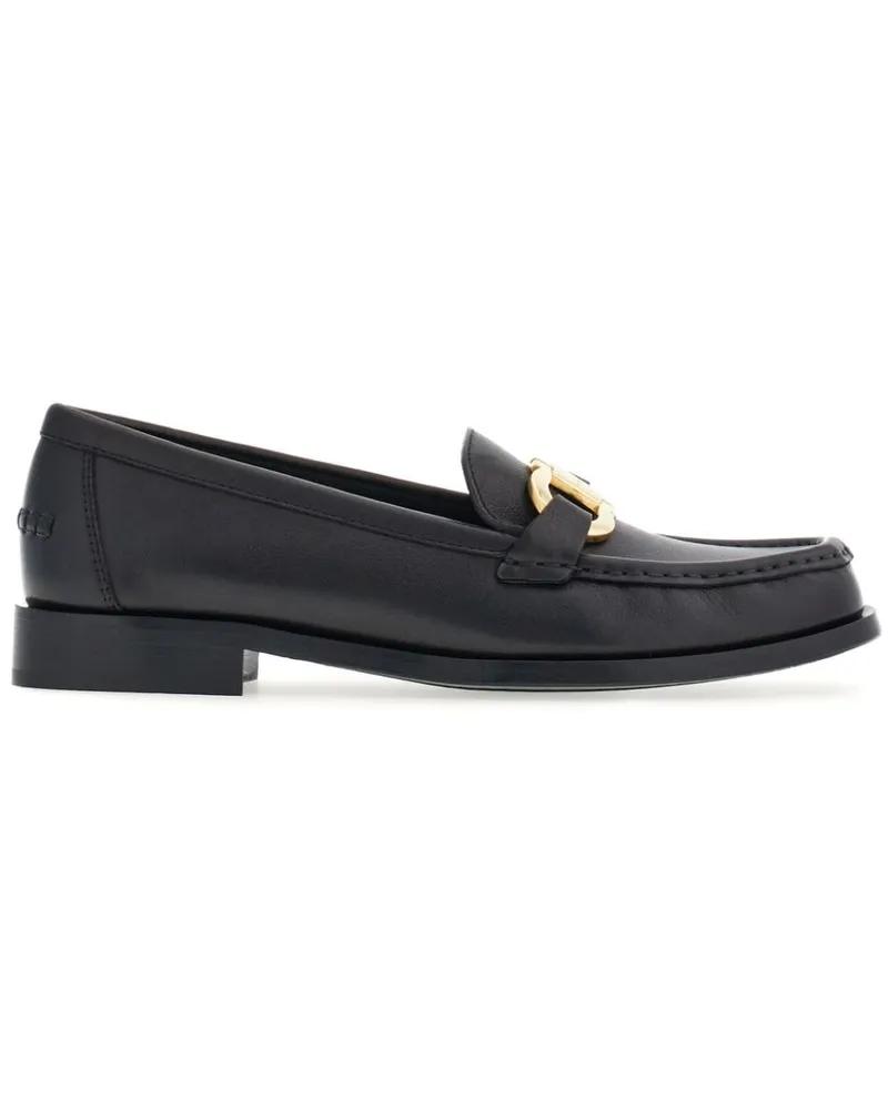 Ferragamo Gancini Mokassins Schwarz