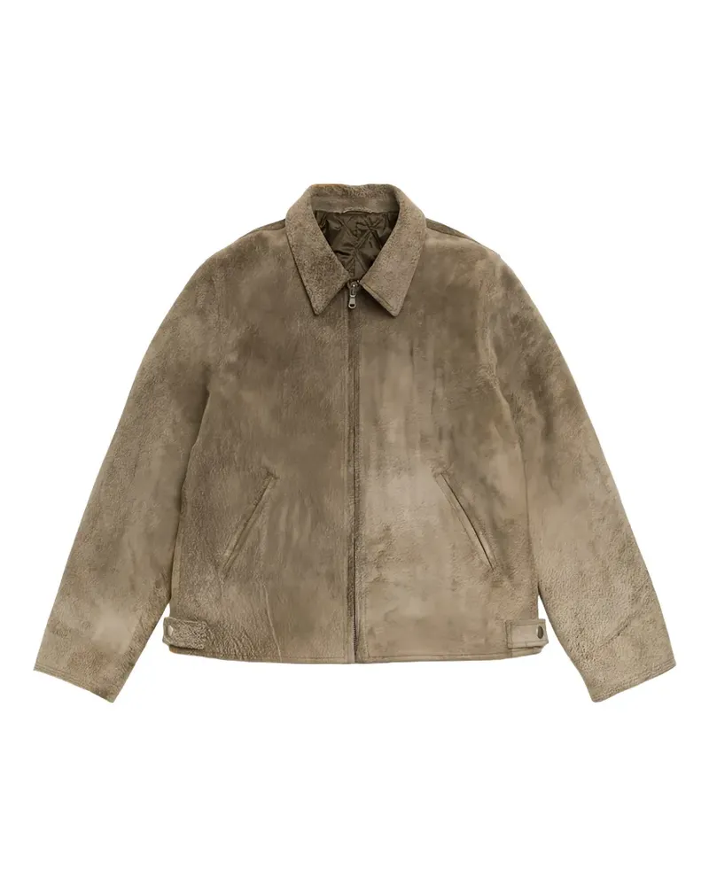 Stüssy Garage Wildlederjacke - Braun Braun