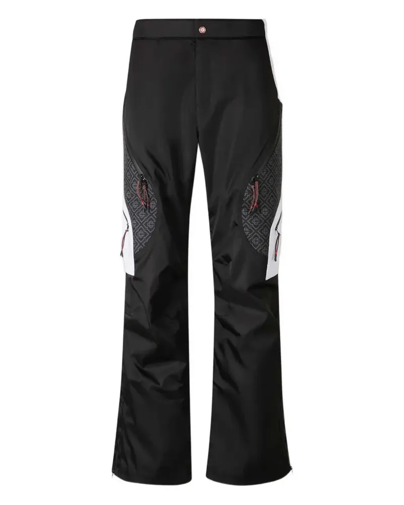 Casablanca Paris Skihose mit Monogramm - Schwarz Schwarz