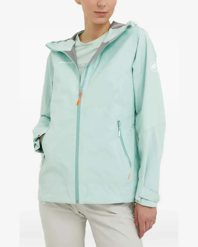 Mammut logo-print performance jacket - Blau Blau