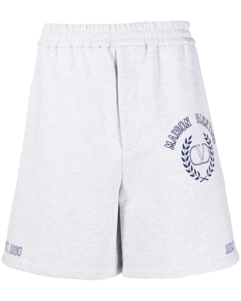Valentino Garavani Joggingshorts mit VLOGO Signature - Grau Grau