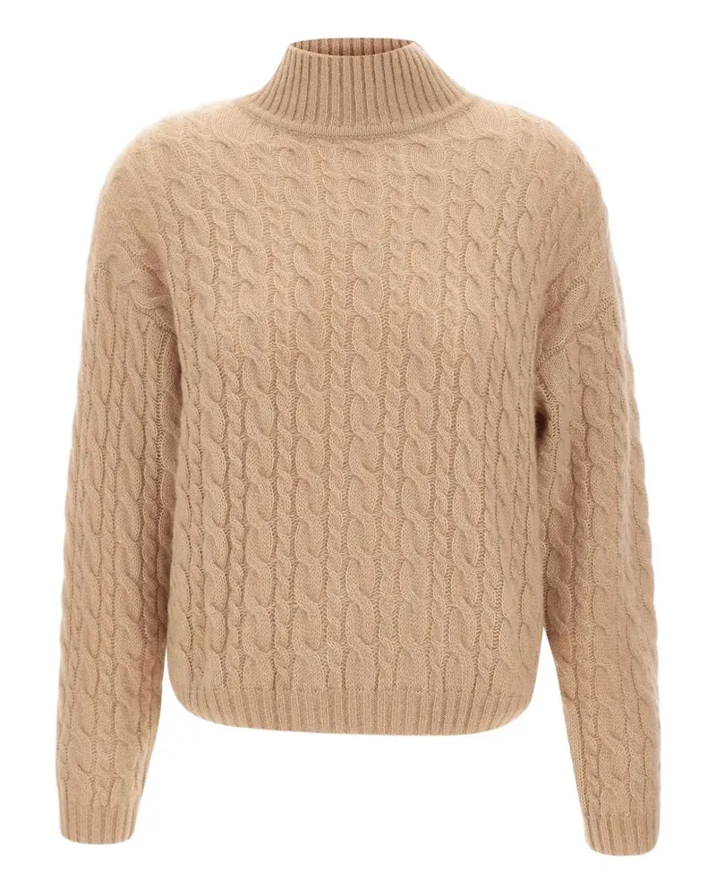 hemisphere cable weave jumper - Nude Nude