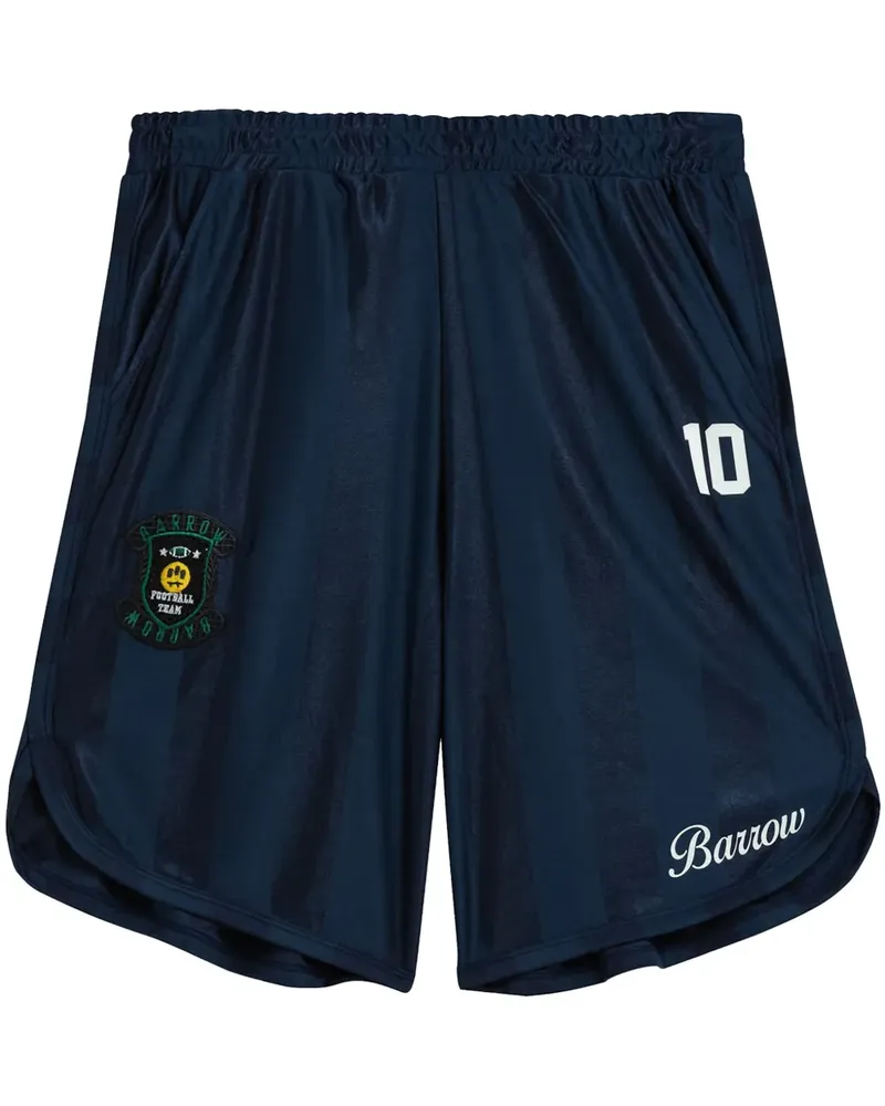 BARROW Shorts mit Logo-Patch - Blau Blau