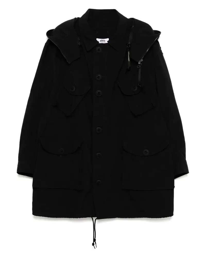 Junya Watanabe Military-Mantel - Schwarz Schwarz