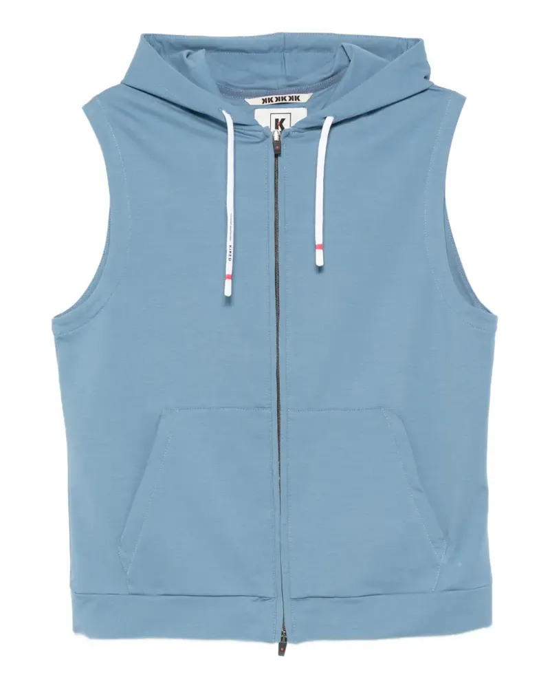 KIRED Ärmellose Wazel Kapuzenjacke - Blau Blau