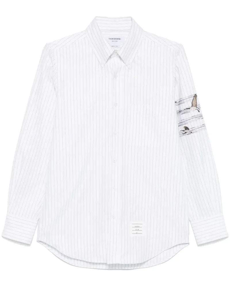 Thom Browne Besticktes Hemd - Nude Nude