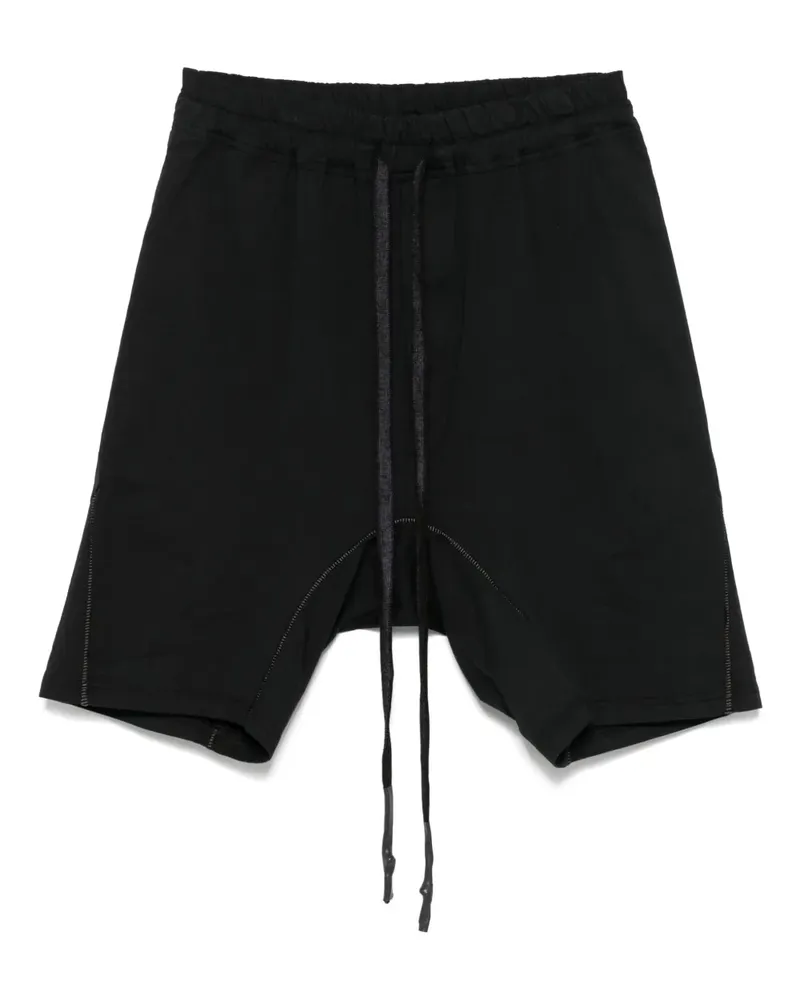 Isaac Sellam Serge Shorts - Schwarz Schwarz