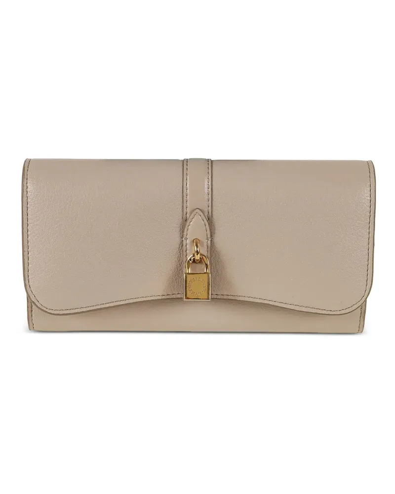 Stella McCartney Langes Ryder Portemonnaie mit Schloss - Nude Nude
