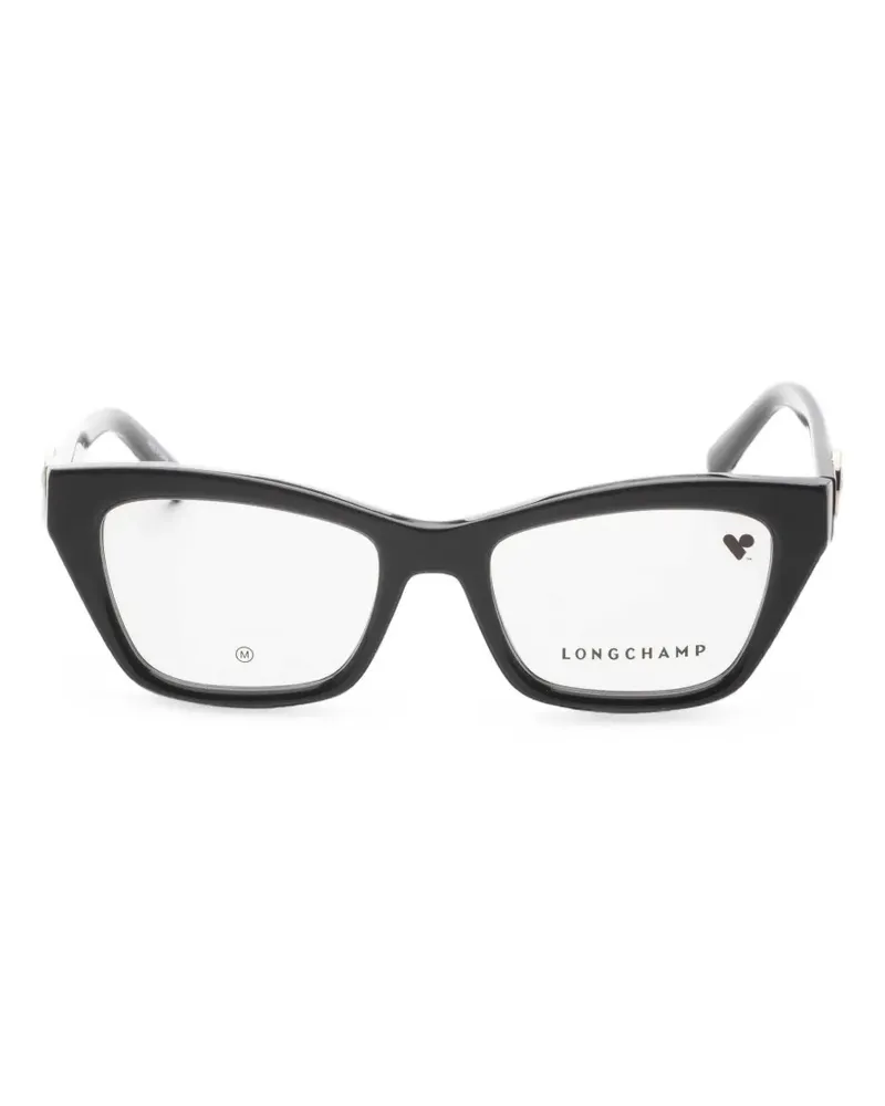 Longchamp Brille mit Cat-Eye-Gestell - Schwarz Schwarz