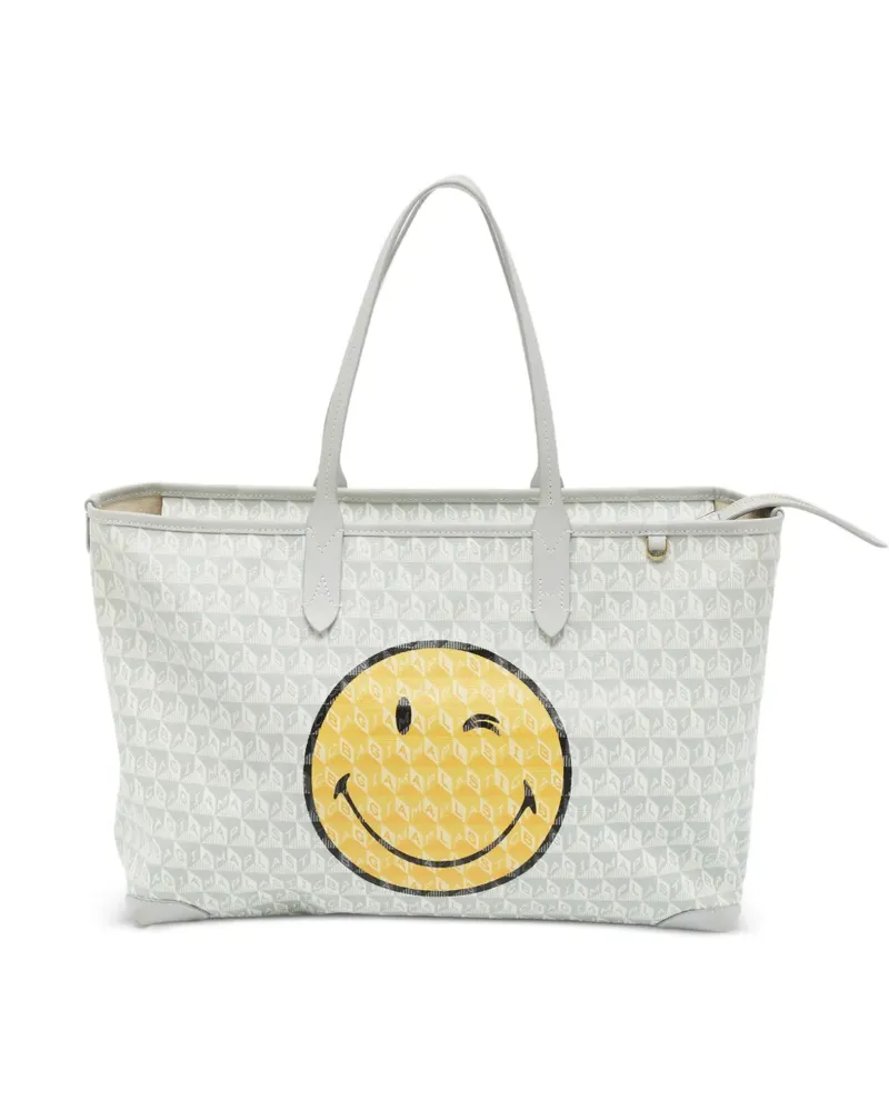 Anya Hindmarch Wink I Am A Plastic Bag Tote Bag - Grau Grau