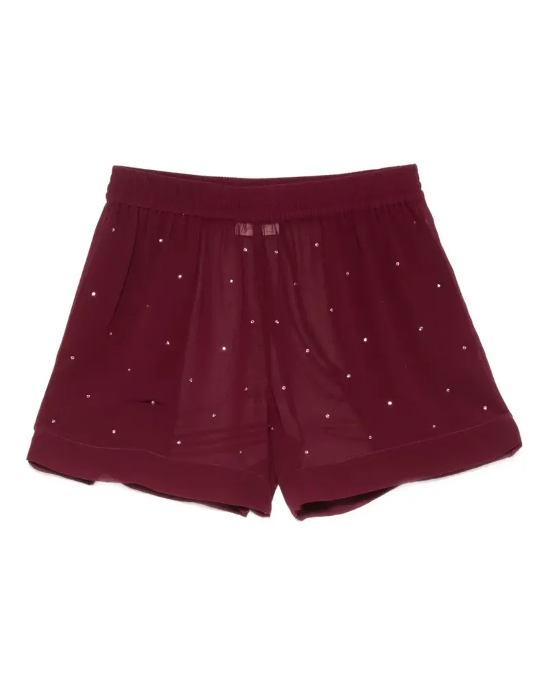 MC2 Saint Barth Meave Shorts mit Kristallen - Rot Rot