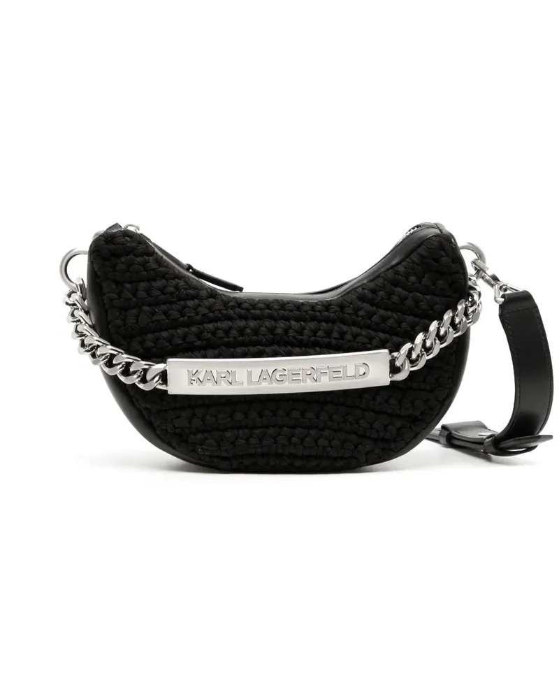Karl Lagerfeld K/Id Schultertasche - Schwarz Schwarz
