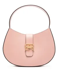 Elisabetta Franchi Shopper mit Logo-Schild Rosa